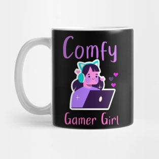 Comfy Gamer Girl I'm Gaming Nerdy Cute Girl Women Girl Mug